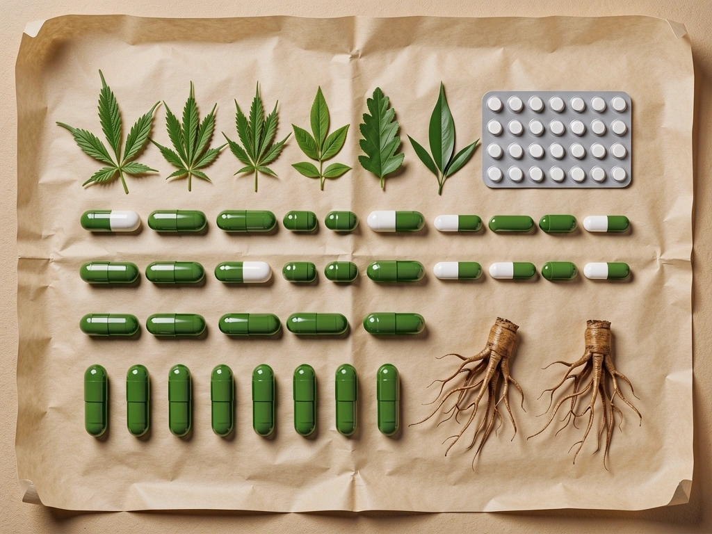 Men's wellness supplements collection